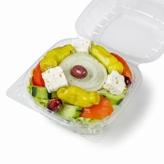 Greek Salad with Chicken or Gyro and a Pita