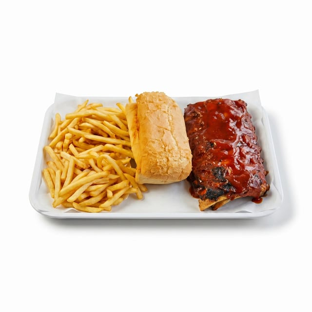 Chicken and Slab of Ribs Combo.